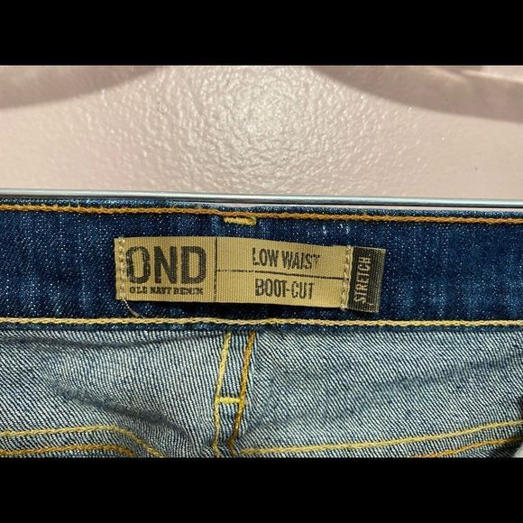 OLD NAVY low waist bootcut stretch jeans size 6 regular - Picture 4 of 7